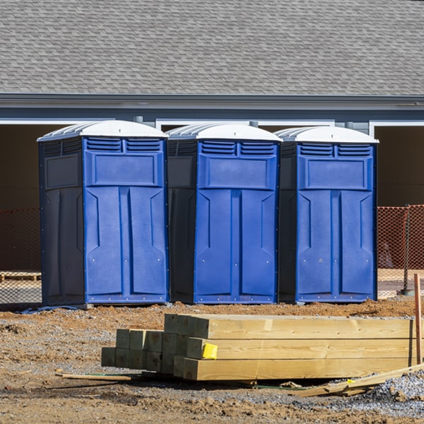 what is the maximum capacity for a single porta potty in Montgomery AL